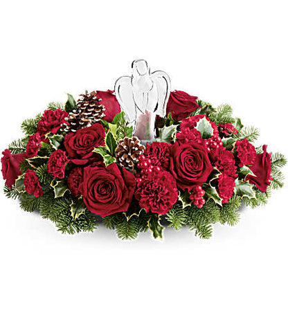 Teleflora's Evergreen Blooms Bouquet