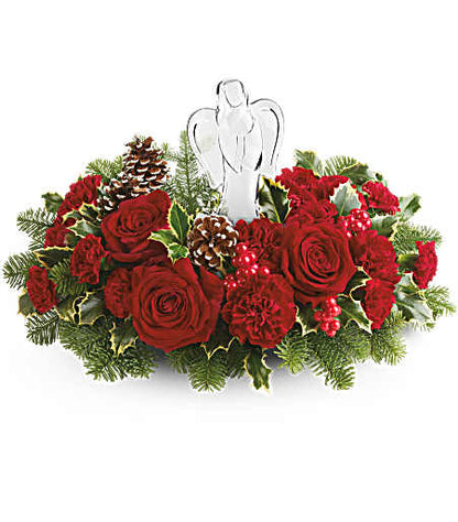 Teleflora's Evergreen Blooms Bouquet