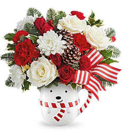 Teleflora's Send a Hug Cozy Cub Wish Bouquet