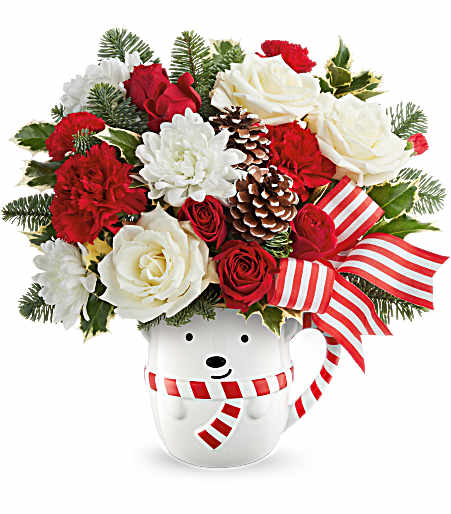 Teleflora's Send a Hug Cozy Cub Wish Bouquet