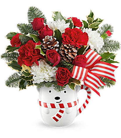 Teleflora's Send a Hug Cozy Cub Wish Bouquet