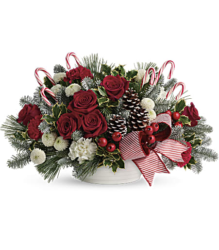 Jolly Candy Cane Bouquet