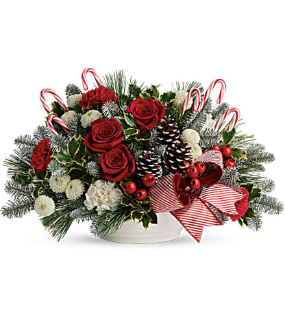 Jolly Candy Cane Bouquet