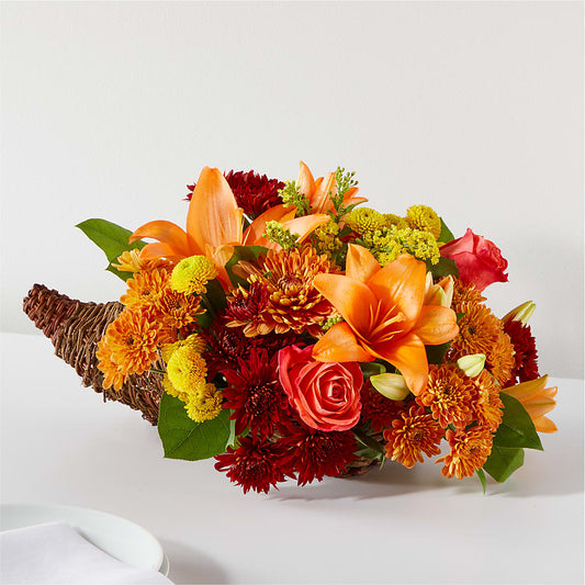 Bouquet of Blessings Cornucopia –  Evans-king Floral, Forty Fort PA