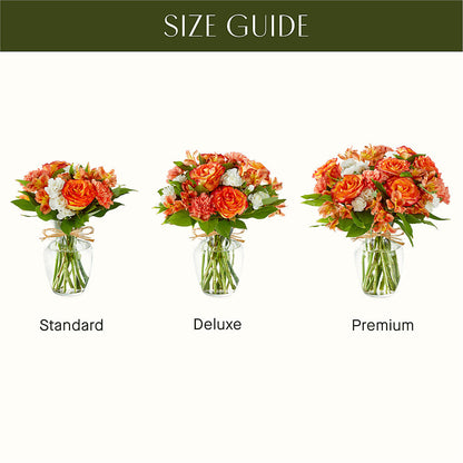 Apricot Glow Bouquet –  Evans-king Floral, Forty Fort PA