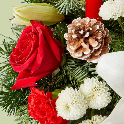 Seasonal Festivities Centerpiece –  Evans-king Floral, Forty Fort PA