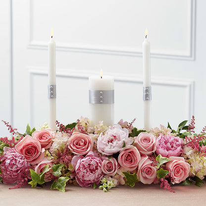 Worldwide Romance Unity Candle Arrangement –  Evans-king Floral, Forty Fort PA