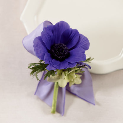 Purple Passion Boutonniere –  Evans-king Floral, Forty Fort PA