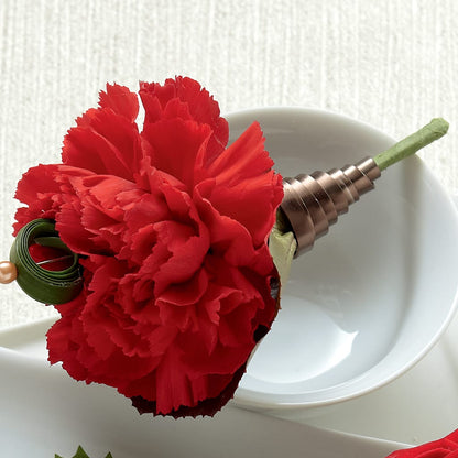 Red Carnation Boutonniere –  Evans-king Floral, Forty Fort PA